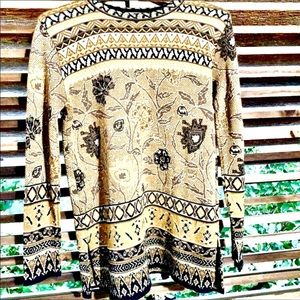 Vintage Lidrey Paris Metallic Sweater 6 Oversized